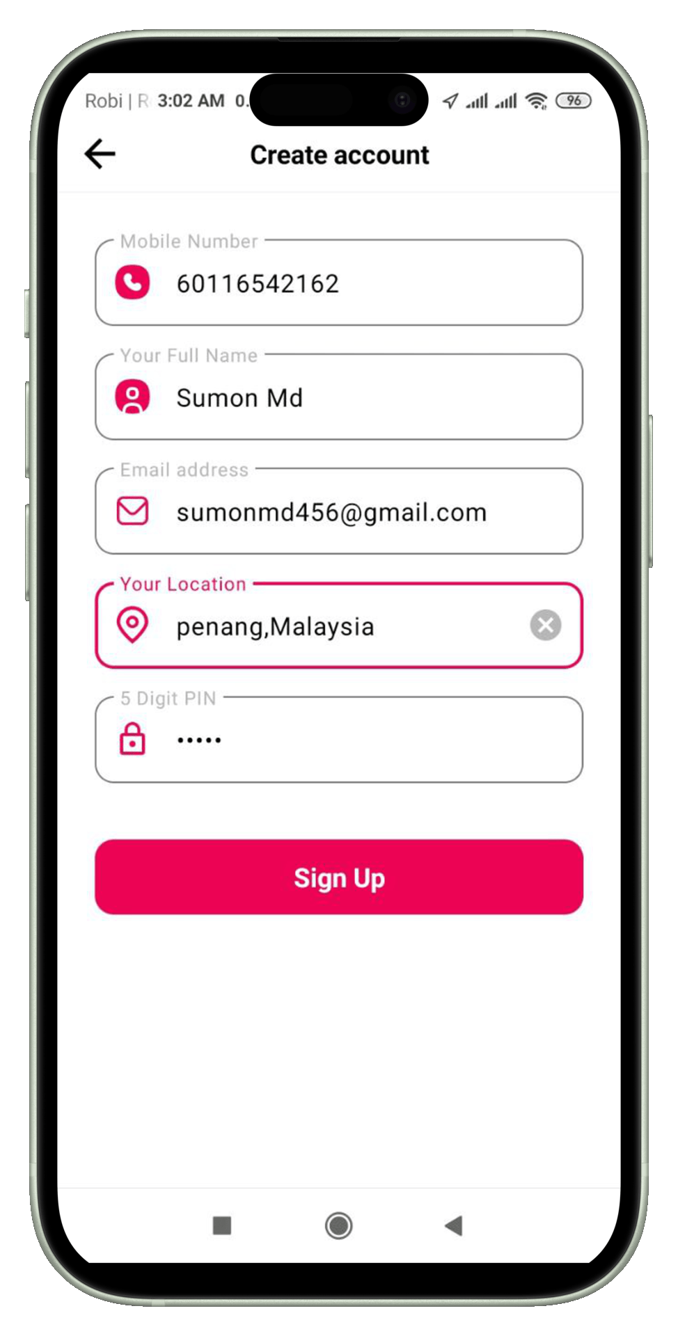 Mcash Remit Mobile App
